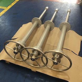 Pedestal extensions ready for shipment